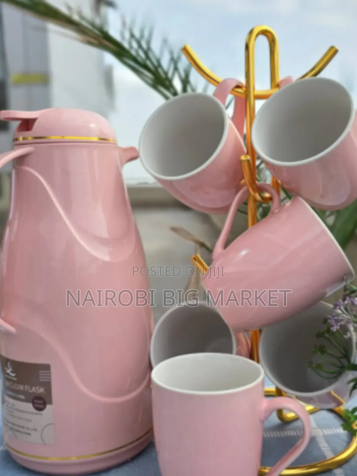 1.8l Flask With 6cups