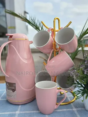 1.8l Flask With 6cups