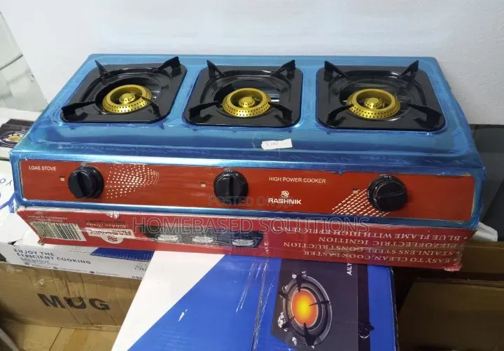 Rashnik 3 Burner Stainless Steel Table Top Cooker