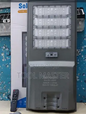 Budget Solar Street Light 8000w/48,000mAh Dusk to Dawn Street Light