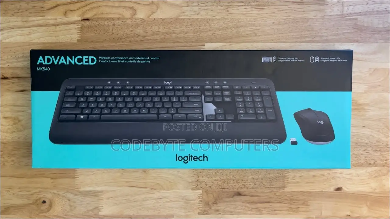 Logitech Wireless Keyboard Mouse Advanced MK540