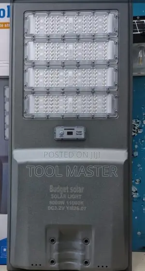 Budget Solar Street Light 8000w/48,000mAh Dusk to Dawn Street Light