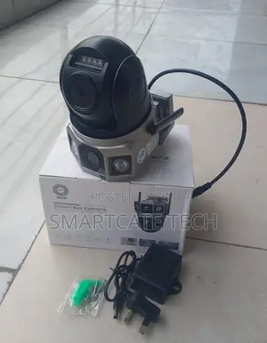 Outdoor V380 4G Security Camera – Dual Lens 360° Surveillance