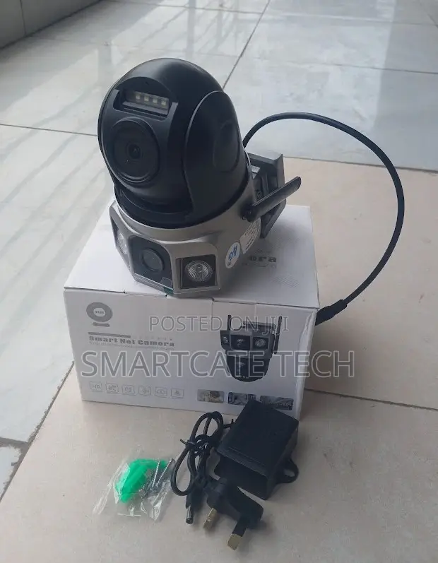 Outdoor V380 4G Security Camera – Dual Lens 360° Surveillance