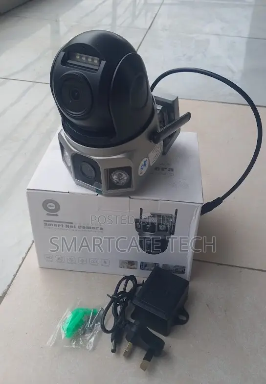 PTZ Pan, Tilt & Zoom Control AC V380 4G Security Camera – Dual Lens