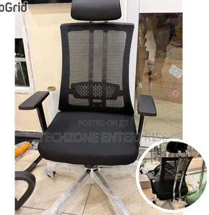 Managerial High-Back Orthopedics Mesh Chair Office, Black ,,
