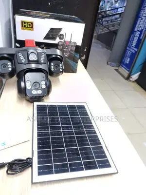 Smart V380 Triple Lens Surveillance Camera With Siren
