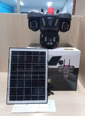 Triple Lens V380 CCTV Camera With Built-in Siren