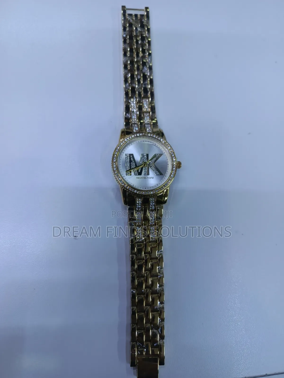 Michael Kors Gold-Tone Linked Bracelet Watch