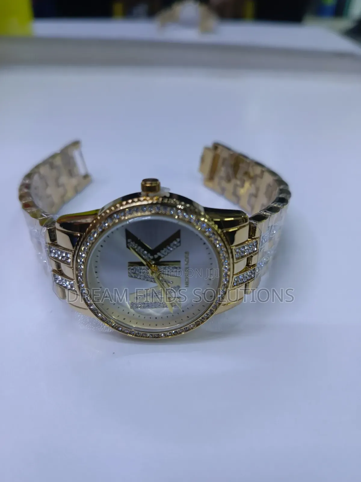 Michael Kors Gold-Tone Linked Bracelet Watch