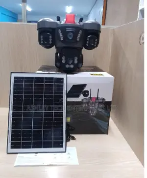 V380 Triple Lens Outdoor Security Camera & Alarm