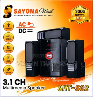 Sayona SHT S-02 3.1Ch Home Threatre System Woofer 7000 Watts
