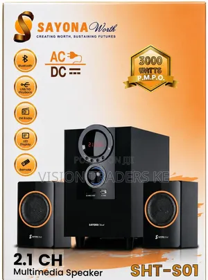 Sayona SHT S-01 2.1Ch Home Threatre System Woofer 3000 Watts