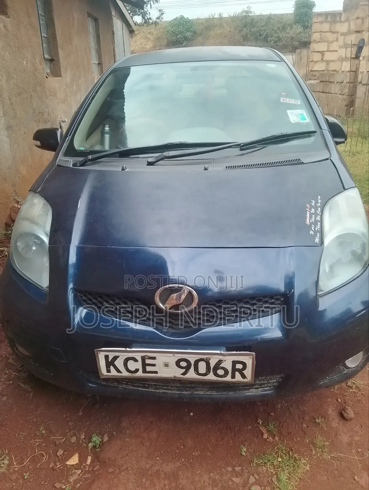 Toyota Vitz 2008 Blue