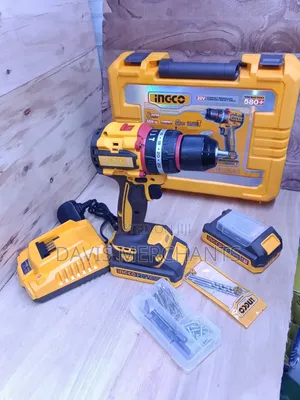 Ingco Impact Drill Cordless 20 v 2 Batteries and Charger