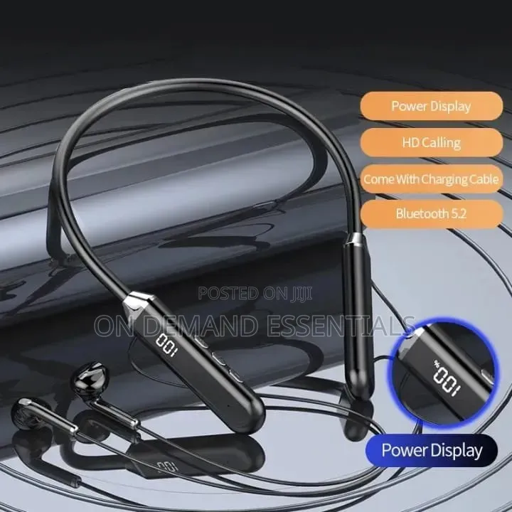 *Neckband Magnetic Neckband Headphones Wireless Bluetooth 5.2 Oraimo