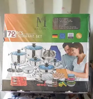 72pcs Marwa Stainless Induction Enabled Cookware
