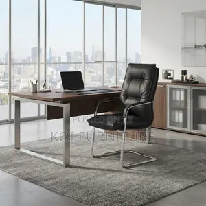 Office Chairs; Heavy Leather Cushioned Office Board Chairs