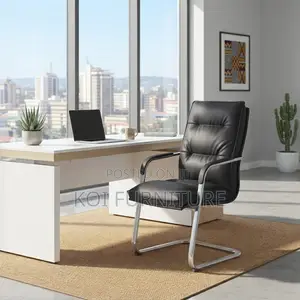 Office Chairs; Heavy Leather Cushioned Office Board Chairs