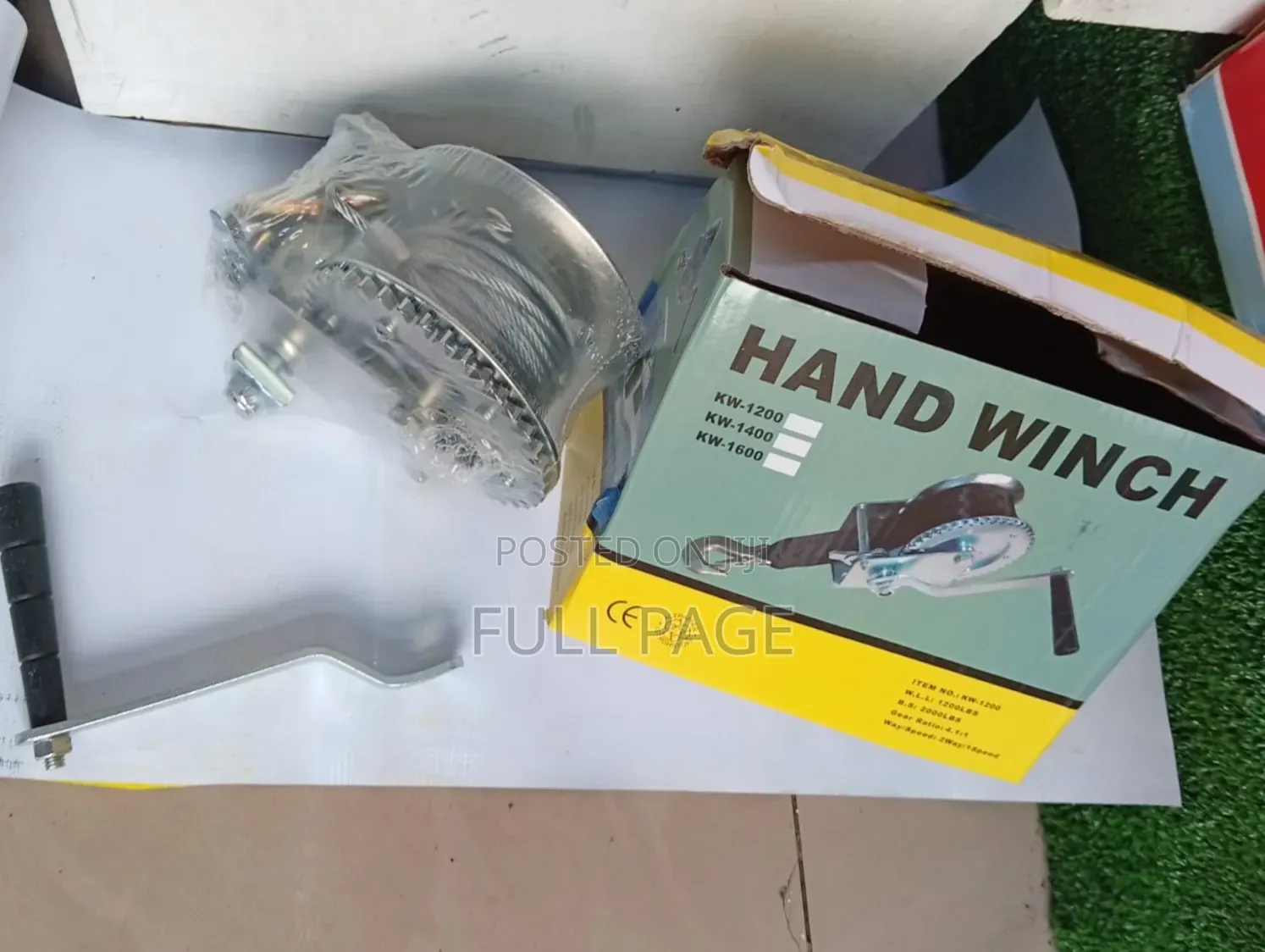 1200lbs Hand Winch