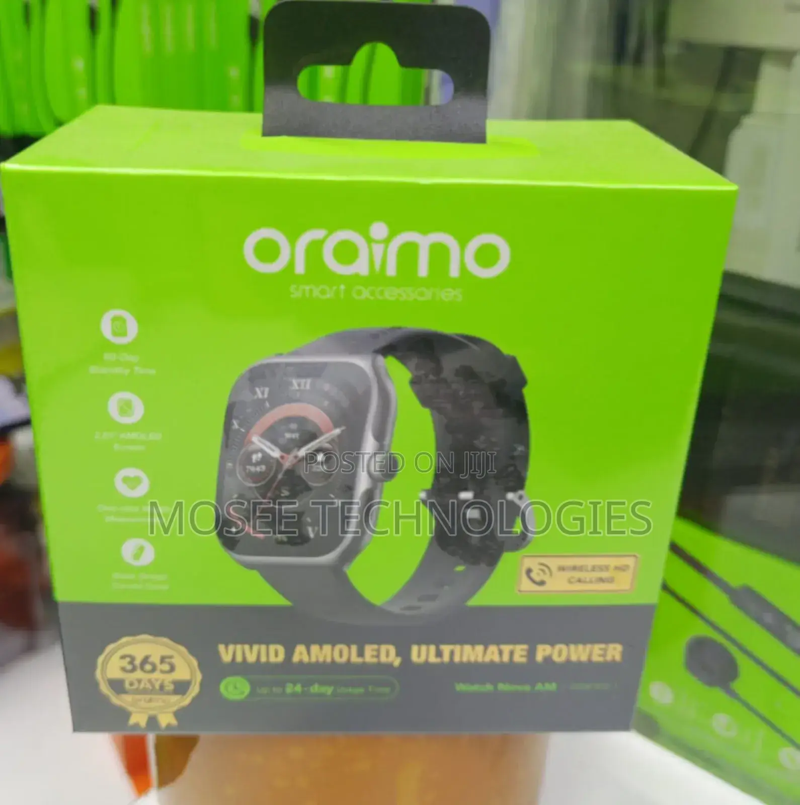 Oraimo Watch Nova AM AMOLED Smart Watch With Wireless Calling