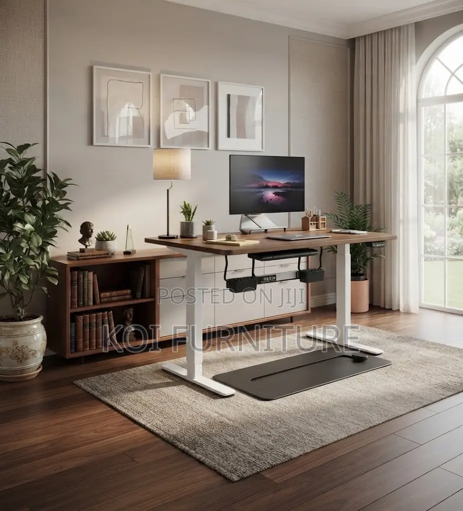 Office Desk; Ergonomical 1.2 Meter Electric Modern Standing Desk