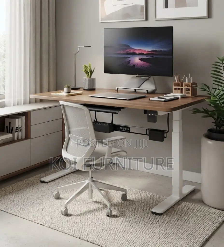 Office Desk; Ergonomical 1.2 Meter Electric Modern Standing Desk