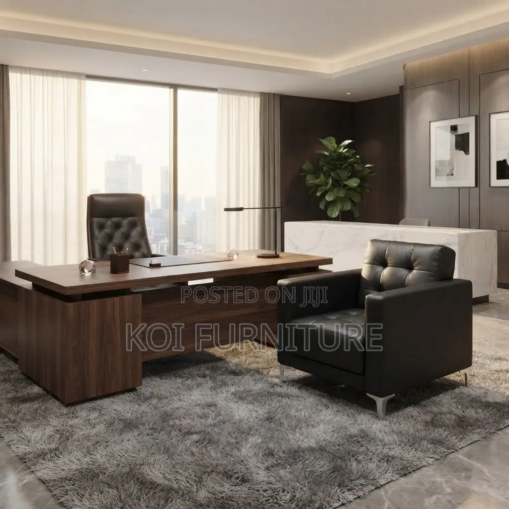 Office Sofa; Single Seater Black Office Meeting Staff Sofa