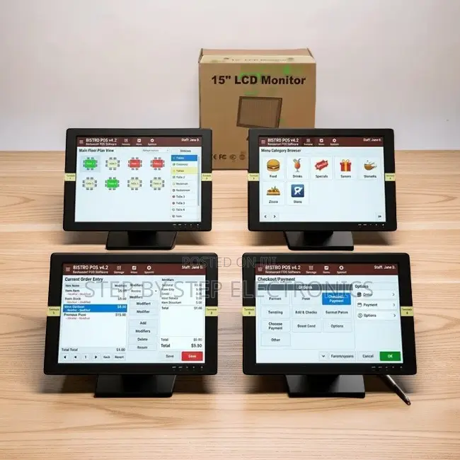 Supplier Prices 14 Inch, 15 Inch, 17 Inch Touch Screen POS Monitors