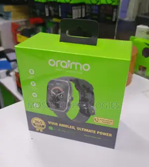 Oraimo Nova AM Smartwatch Vivid AMOLED & Health Monitoring