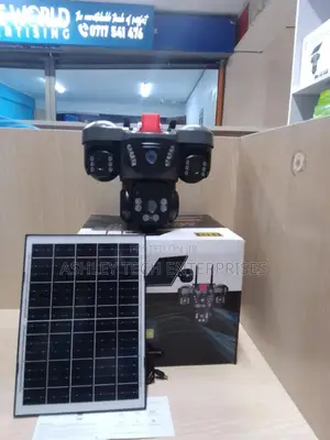 Smart V380 Triple Lens Surveillance Camera With Siren