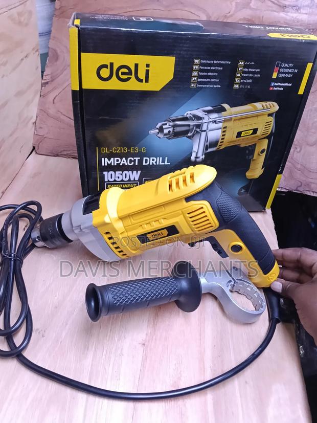 Impact Drill 13 Mm Keyed Chuck 1050 Watts Deli Germany