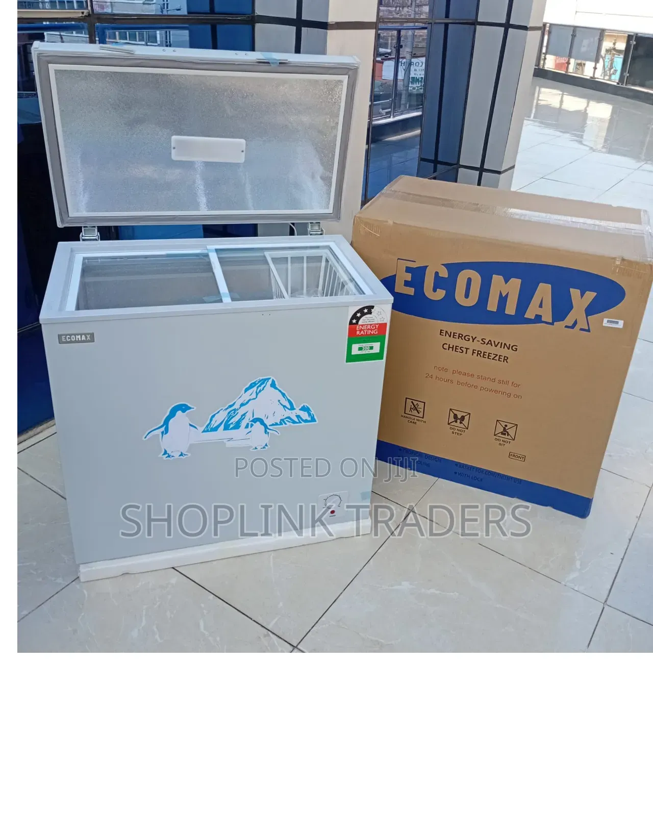 Ecomax 169L Chest Deep Freezer Energy Saving With Free Freezer Guard