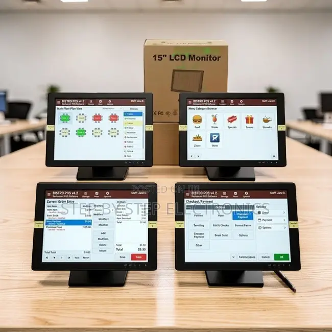 Budget Prices 14 Inch, 15 Inch, 17 Inch Touch Screen POS Monitors