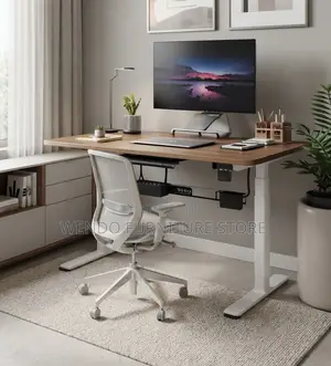 Office Deskls; 120CM Electric Monitored Electric Adjustable Desk