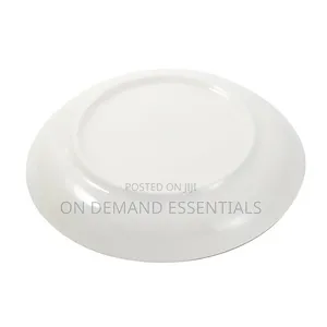 I White Floral Pattern Ceramic Round Serving Bowl Serveware