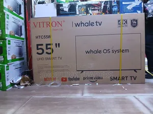 Vitron 55-Inch Smart TV 4k Uhd TV Htc55w Whale Os System Hdr10 Led TV