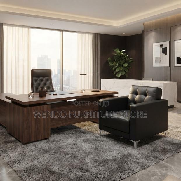 Office Sofa; Leather Executive Oner Seater Office Sofa - thumbnail 3