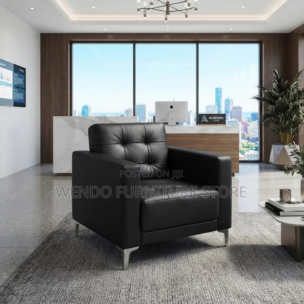 Office Sofa; Leather Executive Oner Seater Office Sofa - thumbnail 6