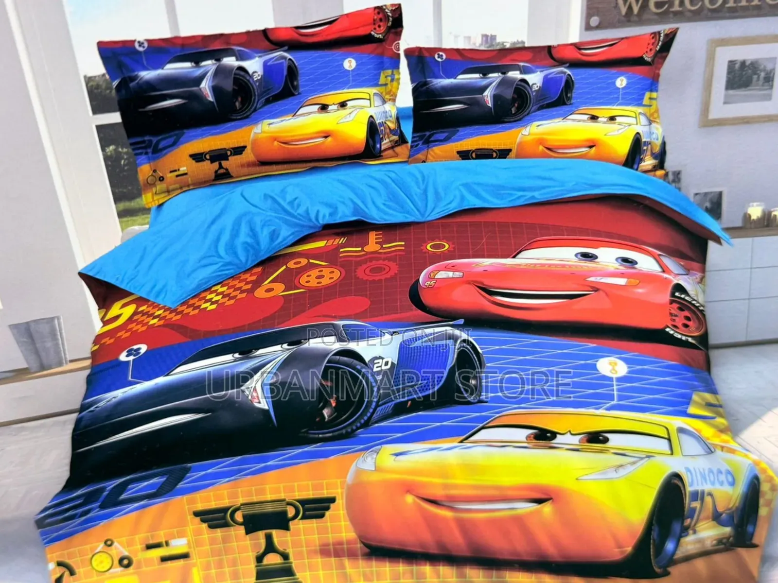 Kids Cartoon Duvet 4×6 With Bedsheet & 2 Pillowcases