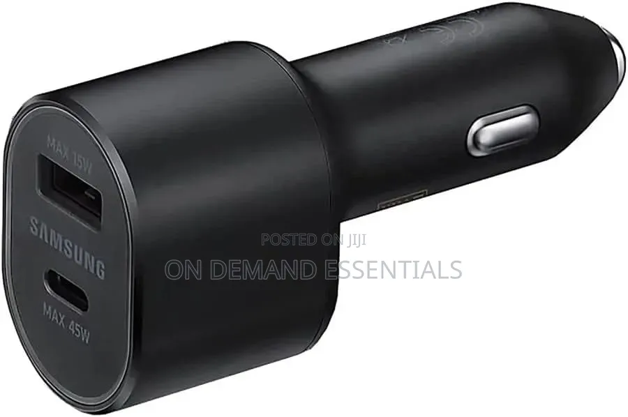 *Samsung Super Fast Dual Car Charger Adapter(45W+15W) Two Port