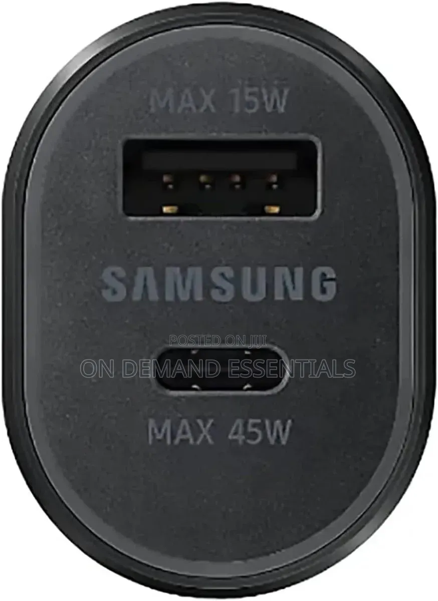 *Samsung Super Fast Dual Car Charger Adapter(45W+15W) Two Port