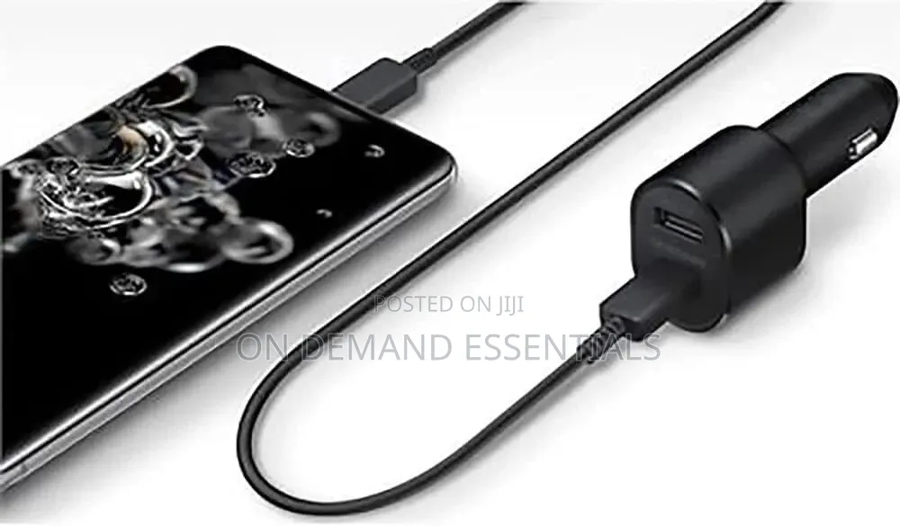 *Samsung Super Fast Dual Car Charger Adapter(45W+15W) Two Port