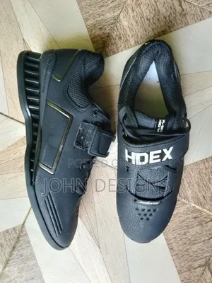 HDEX Powerlifting Gym Shoes Size 42.5 – Black