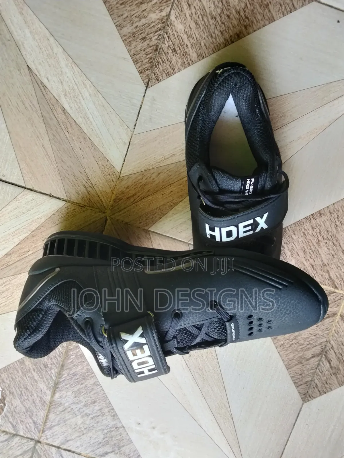 HDEX Powerlifting Gym Shoes Size 42.5 – Black