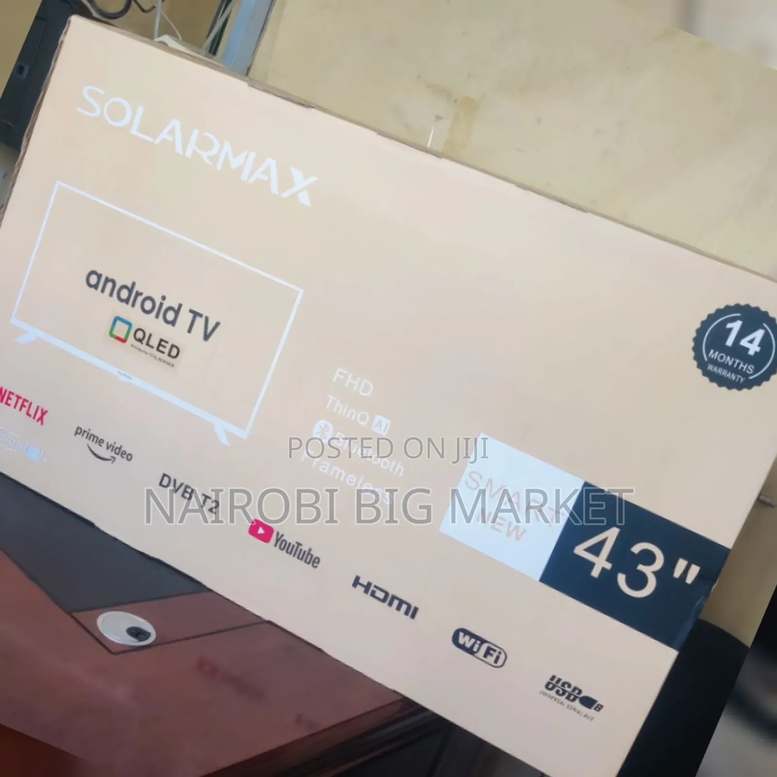 Solarmax 43" Android QLED Smart TV