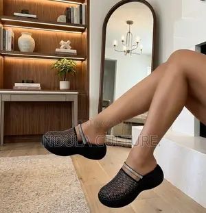 Zara Denim Platform Sandals