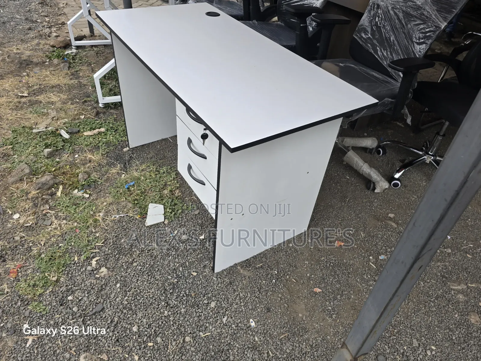 Computer,laptop,Office Desk With Storage