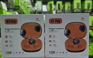 N7 Pro Wireless Microphone With AI Noise Reduction