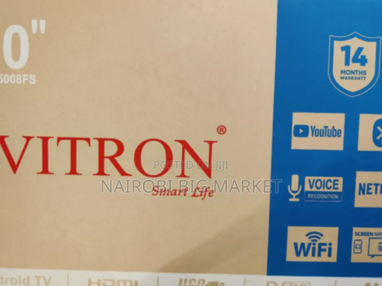 Vitron 50" Smart Android Bt